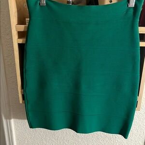 BCBGMaxAzria Vibrant Green Pencil Skirt